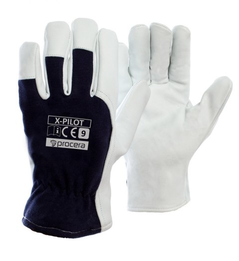 RĘKAWICE WZMOCNIONE KOZIĄ SKÓRĄ X-PILOT ROZM. 9 RĘKAWICE WZMOCNIONE KOZIĄ SKÓRĄ X-PILOT ROZM. 9