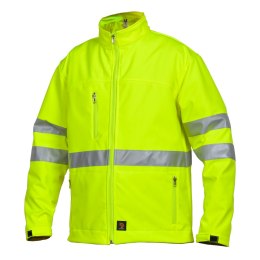 SOFTSHELL KURTKA HV ŻÓŁTA ROZM. XL