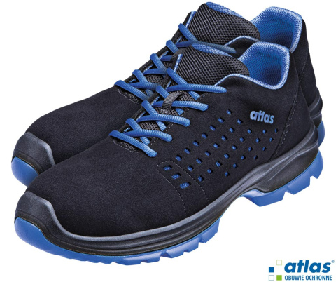 półbuty robocze S1P SL 3505 XP Atlas czarno-niebieskie półbuty robocze S1P SL 3505 XP Atlas czarno-niebieskie