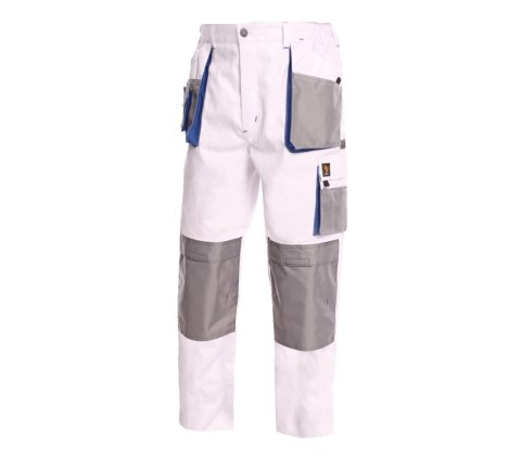 SPODNIE DO PASA PROMAN 290 BIAŁE 48