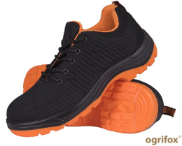 półbuty robocze SB SRA OX.01.2022 Fly Ogrifox czarno-pomarańczowe