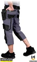 spodnie robocze do rybaczki pasa Harver Leber&Hollman szaro-czarne spodnie robocze do rybaczki pasa Harver Leber&Hollman szaro-czarne