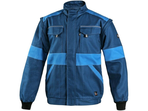 bluza robocza męska 2w1 Luxy Eda CXS Canis granatowo-niebieska