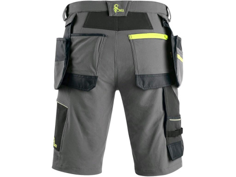 CXS Canis Naos krótkie spodenki robocze męskie szaro-czarne