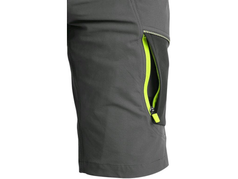 CXS Canis krótkie spodenki robocze męskie Naos szaro-czarne