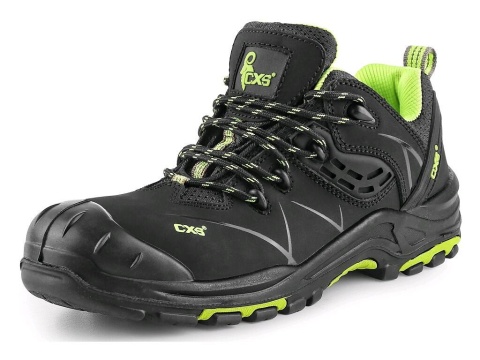 półbuty robocze S3 Metal Free Universe Cluster CXS Canis czarno-zielone półbuty robocze S3 Metal Free Universe Cluster CXS Canis czarno-zielone