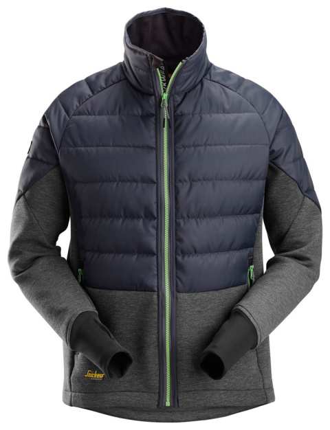 kurtka robocza ocieplana Hybrid FlexiWork 1902 Snickers Workwear granatowo-szara kurtka robocza ocieplana Hybrid FlexiWork 1902 Snickers Workwear granatowo-szara