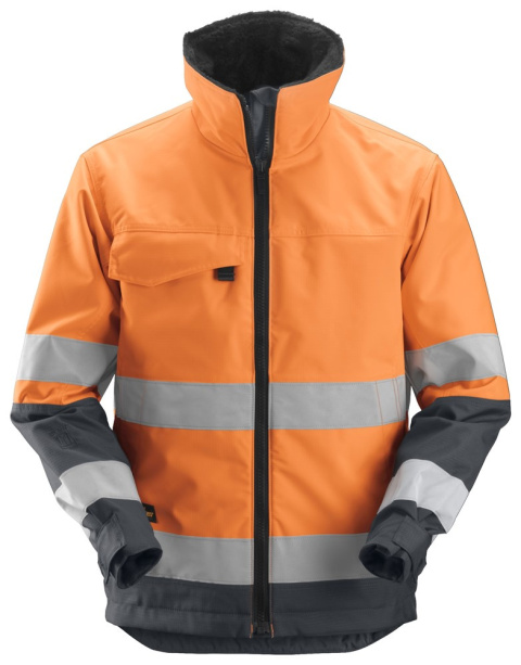kurtka robocza ocieplana ostrzegawcza Core 1138 Snickers Workwear pomarańczowa kurtka robocza ocieplana ostrzegawcza Core 1138 Snickers Workwear pomarańczowa