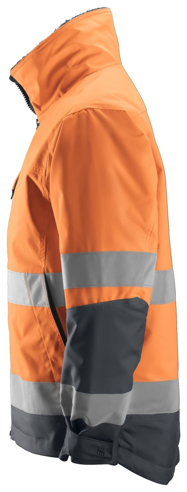 kurtka do pracy ostrzegawcza zimowa 1138 Core Snickers Workwear pomarańczowa kurtka do pracy ostrzegawcza zimowa 1138 Core Snickers Workwear pomarańczowa