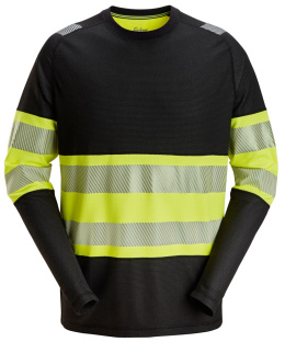 t-shirt roboczy odblaskowy z długim rękawem 2430 Snickers Workwear