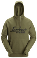 bluza robocza z kapturem logo 2894 Snickers Workwear khaki bluza robocza z kapturem logo 2894 Snickers Workwear khaki