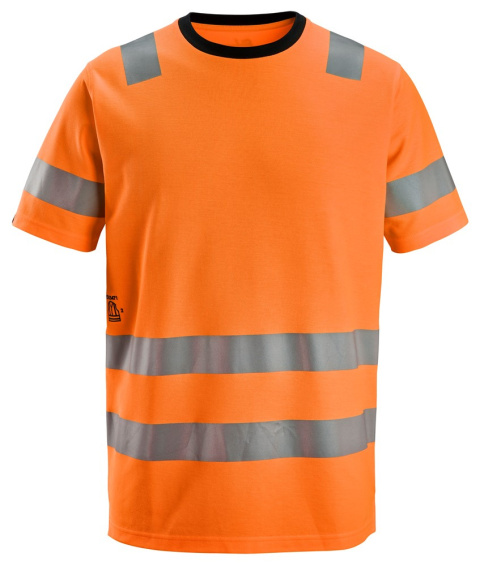 t-shirt roboczy odblaskowy 2536 Snickers Workwear pomarańczowy t-shirt roboczy odblaskowy 2536 Snickers Workwear pomarańczowy