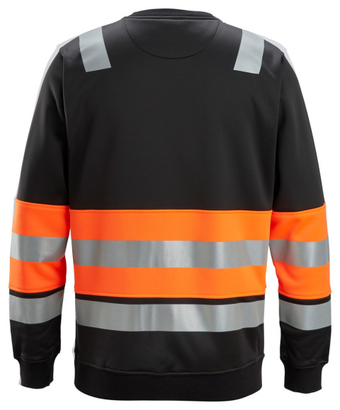 bluza bhp odblaskowa 8031 Snickers Workwear czarno-pomarańczowa bluza bhp odblaskowa 8031 Snickers Workwear czarno-pomarańczowa