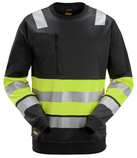 bluza robocza odblaskowa 8031 Snickers Workwear czarno-żółta bluza robocza odblaskowa 8031 Snickers Workwear czarno-żółta