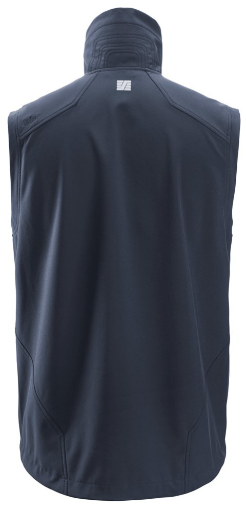 bezrękawnik softshellowy AllroundWork 4505 Snickers Workwear granatowy bezrękawnik softshellowy AllroundWork 4505 Snickers Workwear granatowy
