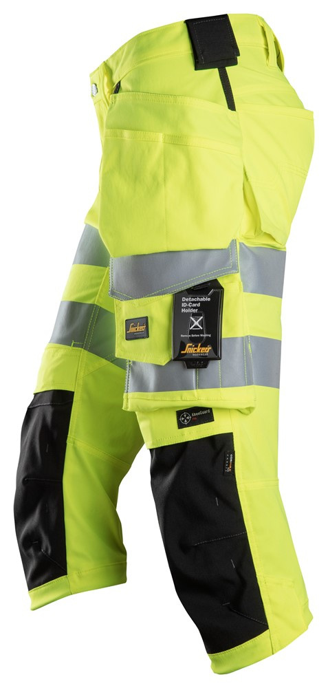 piratki ostrzegawcze z workami kieszeniowymi Stretch 6138 Snickers Workwear żółte piratki ostrzegawcze z workami kieszeniowymi Stretch 6138 Snickers Workwear żółte