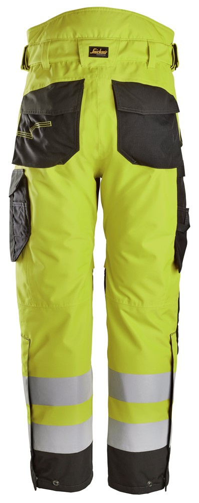 spodnie bhp do pasa ostrzegawcze wodoodporne 2-warstwowe lekko ocieplane AllroundWork 6630 Snickers Workwear żółte spodnie bhp do pasa ostrzegawcze wodoodporne 2-warstwowe lekko ocieplane AllroundWork 6630 Snickers Workwear żółte