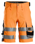 spodnie robocze krótkie odblaskowe Stretch 6136 Snickers Workwear pomarańczowo-czarne spodnie robocze krótkie odblaskowe Stretch 6136 Snickers Workwear pomarańczowo-czarne