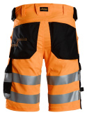 krótkie spodenki robocze odblaskowe Stretch 6136 Snickers Workwear pomarańczowo-czarne krótkie spodenki robocze odblaskowe Stretch 6136 Snickers Workwear pomarańczowo-czarne