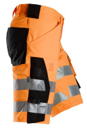 szorty bhp ostrzegawcze 6136 Stretch Snickers Workwear pomarańczowo-czarne szorty bhp ostrzegawcze 6136 Stretch Snickers Workwear pomarańczowo-czarne
