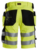 krótkie spodenki robocze odblaskowe z workami kieszeniowymi Stretch 6135 Snickers Workwear żółto-czarne krótkie spodenki robocze odblaskowe z workami kieszeniowymi Stretch 6135 Snickers Workwear żółto-czarne