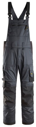 spodnie robocze ogrodniczki AllroundWork 6051 Snickers Workwear grafitowe