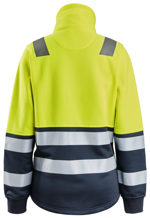 kurtka bhp odblaskowa damska na suwak 8073 Snickers Workwear żółto-granatowa kurtka bhp odblaskowa damska na suwak 8073 Snickers Workwear żółto-granatowa