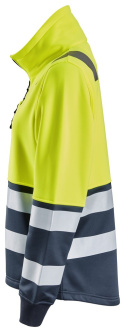 kurtka ostrzegawcza damska na suwak Snickers Workwear 8073 żółto-granatowa kurtka ostrzegawcza damska na suwak Snickers Workwear 8073 żółto-granatowa