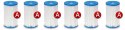 6 x Filtr do pompy komplet Typ A INTEX 29000