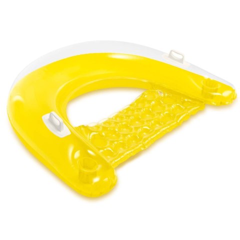 Fotel do pływania z uchwytami i cup 152 x 99 cm INTEX 58859 niebieski