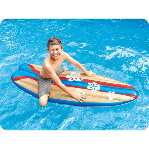 Dmuchana deska do pływania 178 x 69 cm INTEX 58152 biało-niebieska