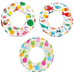 Kółko do pływania z nadrukiem średnica 51 cm INTEX 59241 rybki