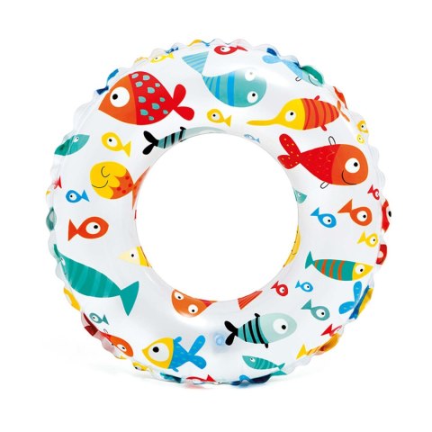 Kółko do pływania z nadrukiem średnica 51 cm INTEX 59241 rybki