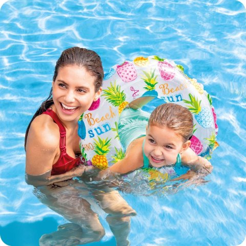 Kółko do pływania z nadrukiem średnica 51 cm INTEX 59241 smakołyki