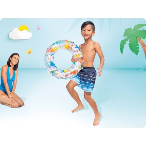 Kółko do pływania z nadrukiem średnica 51 cm INTEX 59241 smakołyki