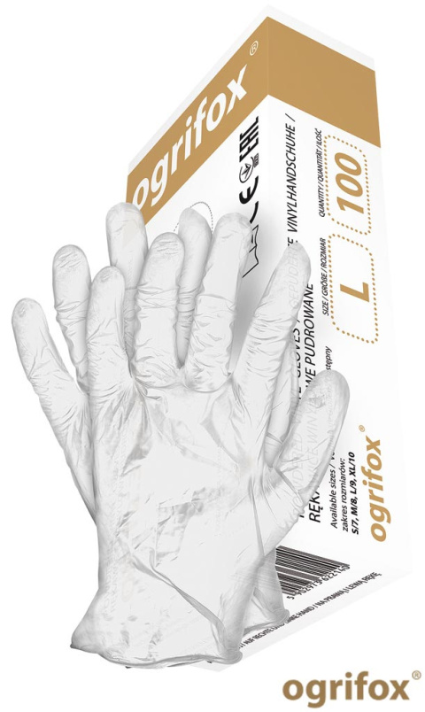 RĘKAWICE OCHRONNE OX.12.358 VIN OX-VIN JEDNORAZOWE WINYLOWE RĘKAWICE OCHRONNE OX.12.358 VIN OX-VIN JEDNORAZOWE WINYLOWE