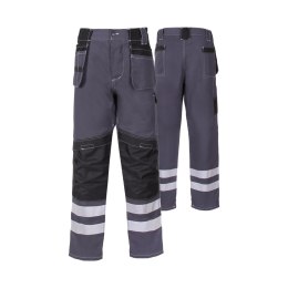 SPODNIE DO PASA PROMONTER COTTON 250 SZARE ROZM. 50