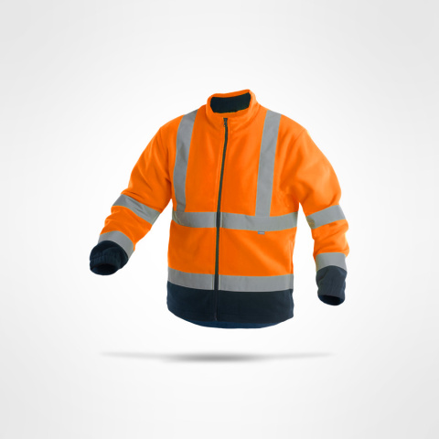 polar roboczy Drogowiec Winter Sara Workwear pomarańczowy