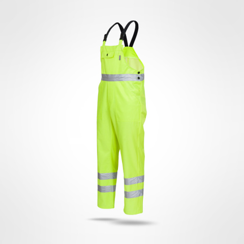 Sara Workwear Drogowiec Standard spodnie robocze ogrodniczki odblaskowe żółte Sara Workwear Drogowiec Standard spodnie robocze ogrodniczki odblaskowe żółte