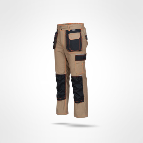 Sara Workwear Fachowiec spodnie robocze do pasa beżowe Sara Workwear Fachowiec spodnie robocze do pasa beżowe