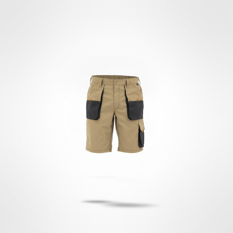 krótkie spodenki robocze Tiger Sara Workwear beżowy krótkie spodenki robocze Tiger Sara Workwear beżowy