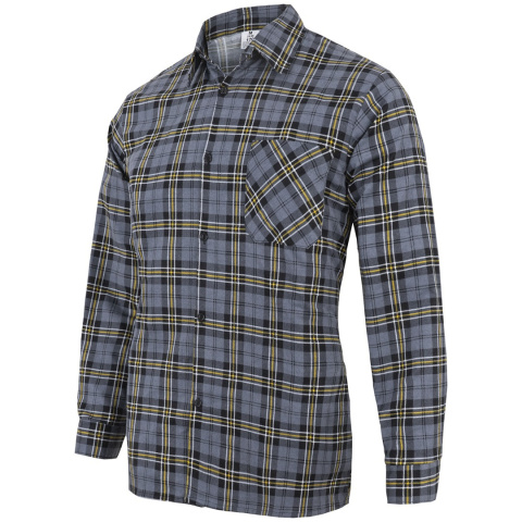 koszula robocza flanelowa JHK szara