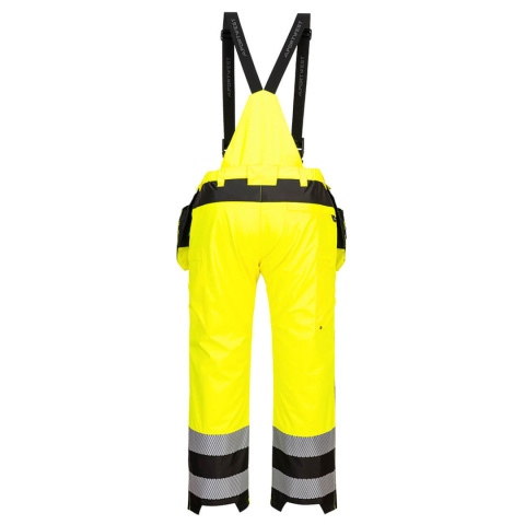 Portwest ogrodniczki bhp ostrzegawcze PW3 Hi-Vis Rain PW356 żółto-czarne