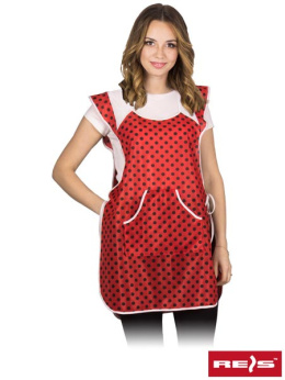 fartuch roboczy damski F-Stylon Reis czerwony