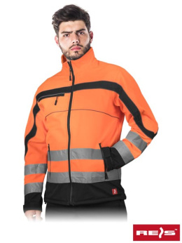 kurtka robocza odblaskowa softshell męska Nemo Reis pomarańczowa