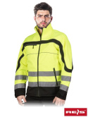 kurtka robocza odblaskowa softshell męska Nemo Reis żółta kurtka robocza odblaskowa softshell męska Nemo Reis żółta
