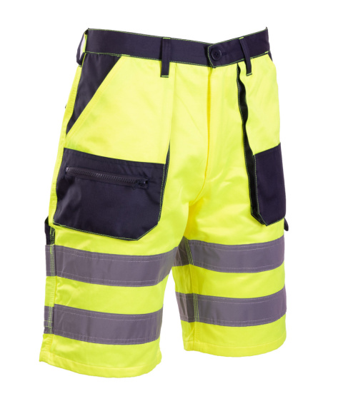 krótkie spodenki bhp odblaskowe Brixton Flash Polstar żółte krótkie spodenki bhp odblaskowe Brixton Flash Polstar żółte
