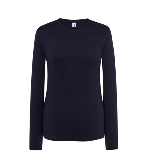 t-shirt roboczy damski z długim rękawem TSRL CMF LS JHK granatowy