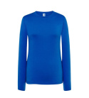 t-shirt roboczy damski z długim rękawem TSRL CMF LS JHK niebieski