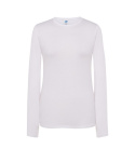 t-shirt roboczy damski z długim rękawem TSRL CMF LS JHK biały